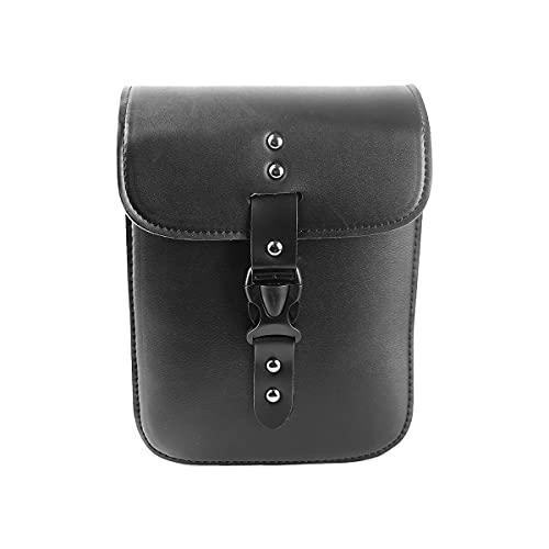 ZSADZS バイク用 サイドバッグ 防水 汎用 ツールバッグ レザー 小物入れ 工具入