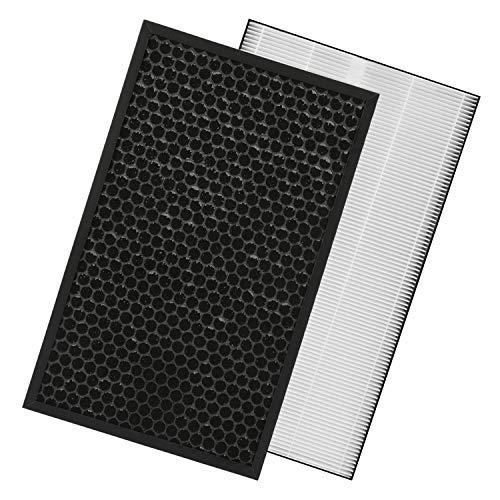 WINYES 加湿空気清浄機用 脱臭フィルター FZ-B50DF (1枚)と 集じんフィルター HE