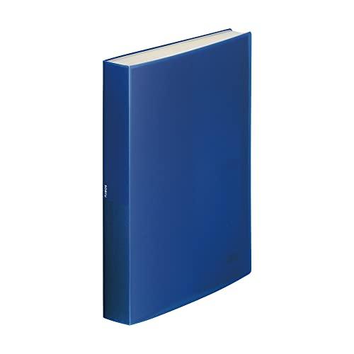 リヒトラブ クリヤーブック A4 ポケット80枚 インディゴブルー SOERU N8104-11