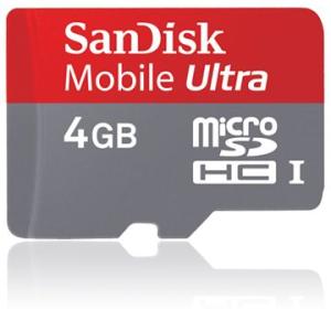 サンディスク(Sandisk) Mobile  Ultra Micro SDHCメモリーカード　4GB｜dgmode