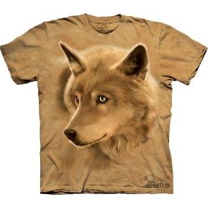 【THE MOUNTAIN】【動物 顔 Tシャツ】(黄金の瞳) Golden Eyes【Lサイズ】｜dgmode