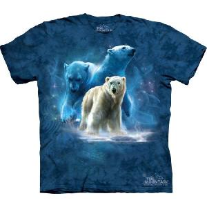 【THE MOUNTAIN】【動物 Tシャツ】(クマ×北極) Polar Collage【Lサイズ】｜dgmode