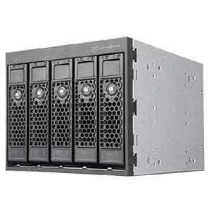 SilverStone Technology FS305-E 3つの5.25インチデバイスベイから5つの3.5インチSAS-12G 