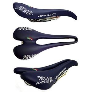 Selle SMP Drakon サドルブルー ロードスポーツ 快適バイクシート スチールレール付きの商品画像