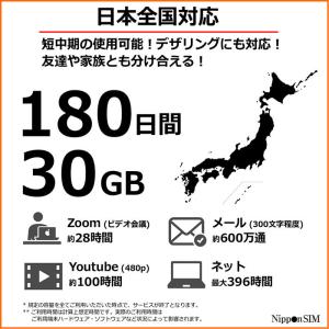 プリペイドsim 日本 simカード 180日...の詳細画像1
