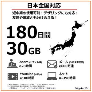 【メール送付】eSIM 日本 プリペイドsim...の詳細画像2