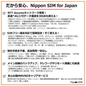 【メール送付】eSIM 日本 プリペイドsim...の詳細画像4