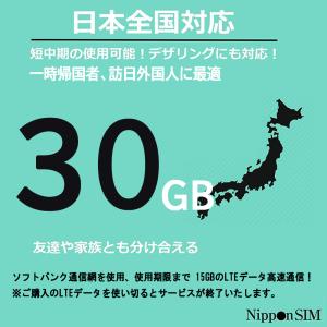 プリペイドsim 日本 simカード 30GB...の詳細画像1