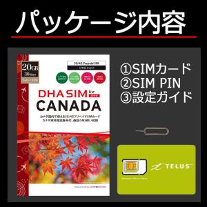 カナダ simカード 30日間 20GB プリ...の詳細画像2