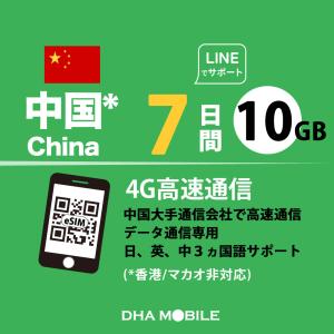 【メール送付】中国 eSIM 7日間 10GB(...の商品画像