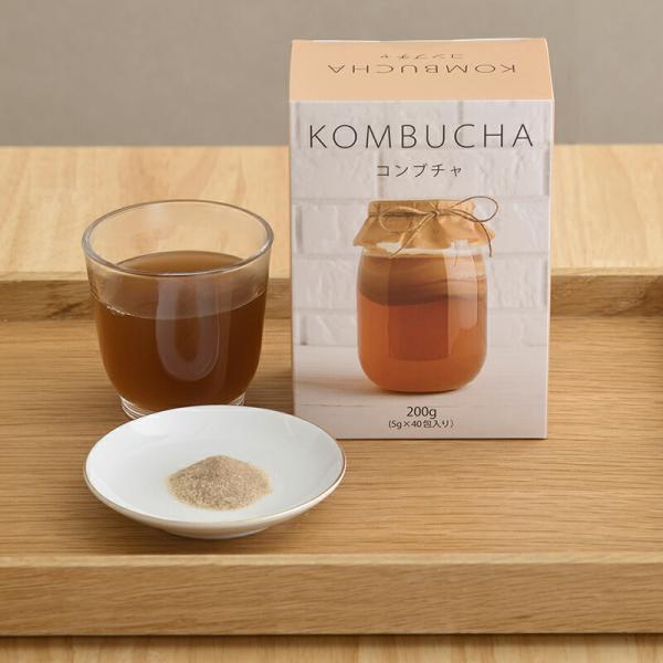 公式 コンブチャ KOMBUCHA 200g (5g×40包) パウダー 発酵 紅茶エキス ファステ...