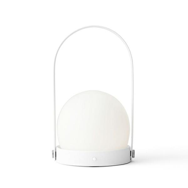 北欧 Audo Copenhagen キャリーテーブルランプ ホワイト Φ13.5×H24.5cm ...