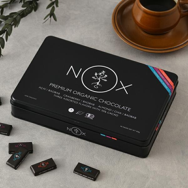 NOXオーガニック プレミアムオーガニックチョコレート ミックス 90粒 無添加 100%オーガニッ...