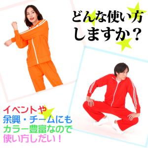 カラージャージ上下 メンズ レディース 芋ジャ...の詳細画像2