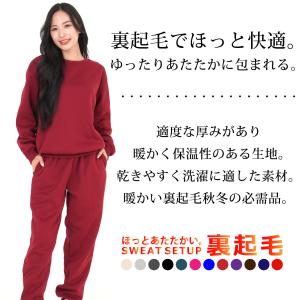 スウェット上下 裏起毛 メンズ スエット上下 ...の詳細画像1