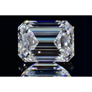タイプ２Aエメラルドカッとダイヤモンドほぼ0.6カラットDカラー高品質インターナリーフローレス透明感強い子さんタイプ２Ａ鑑定書ＧＩＡ鑑定書つき