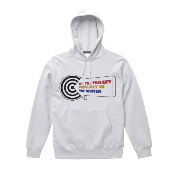 パーカー 赤、青、黄色のメッセージが最高 アメカジデザイン