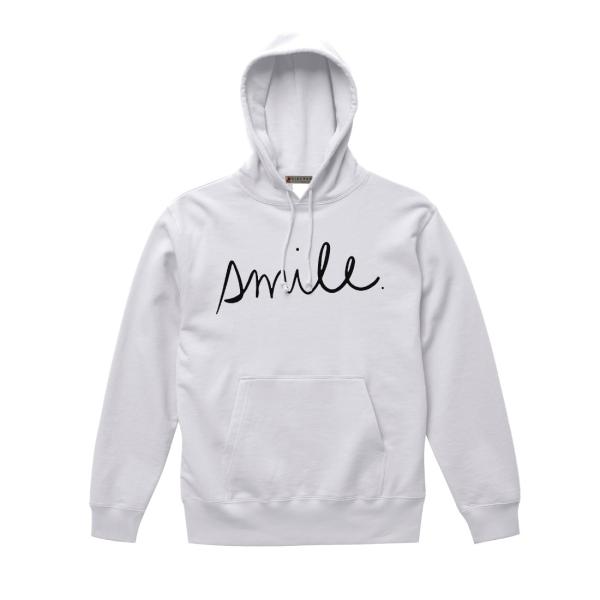 パーカー 手書きのSmile ドローイングデザイン