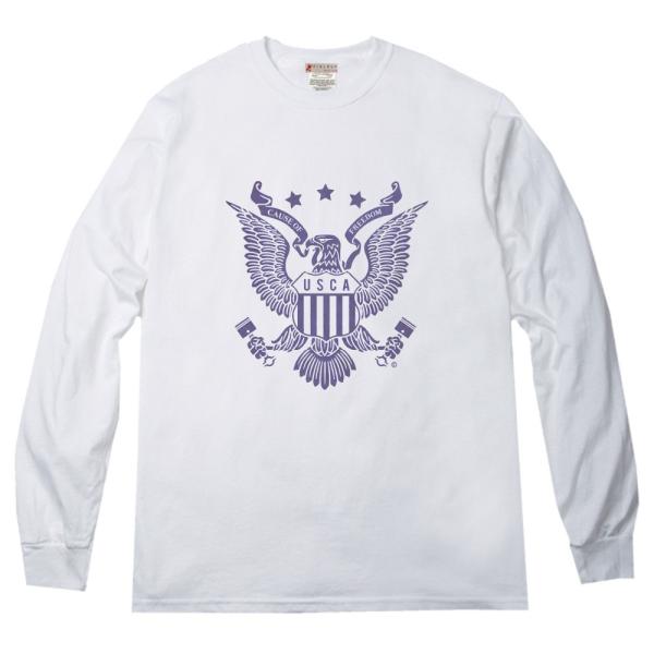 アメリカンイメージのイーグルデザイン ロングＴシャツ
