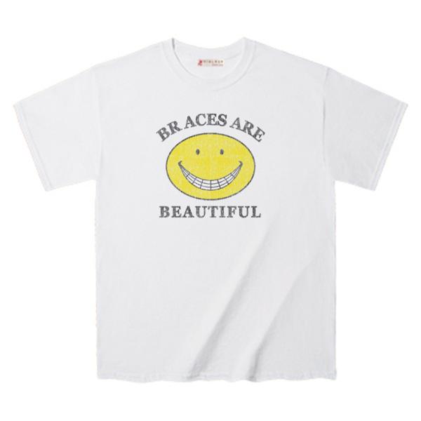 Ｔシャツ ちょっと風刺が効いた ニコちゃんマーク デザインTee
