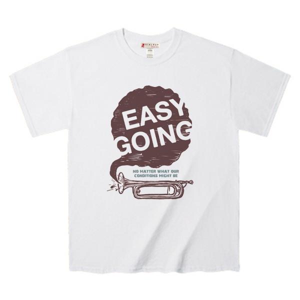 Ｔシャツ インストゥル トランペット イラスト アーチカレッジ系デザイン Tee