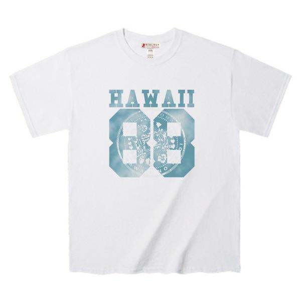 Ｔシャツ 青い空、蒼い海を感じさせる ハワイ カレッジテイスト Tee