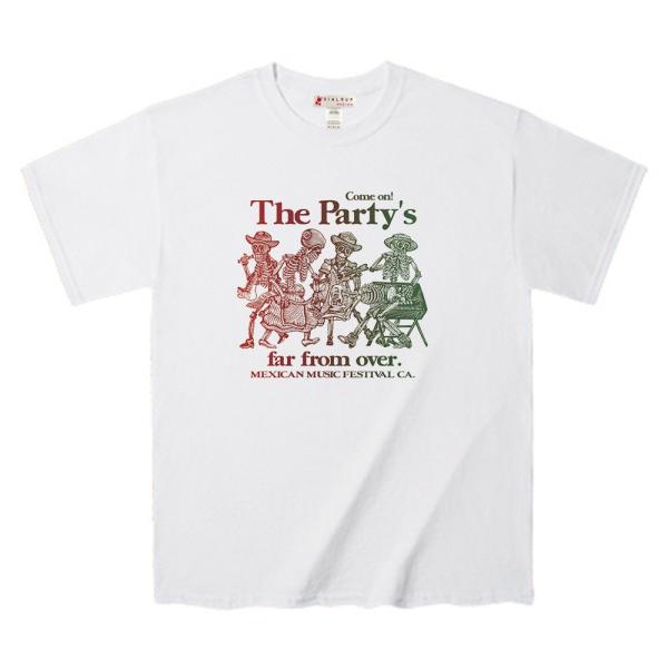 Ｔシャツ メキシカンなスカル達のダンスパーティー デザインTee