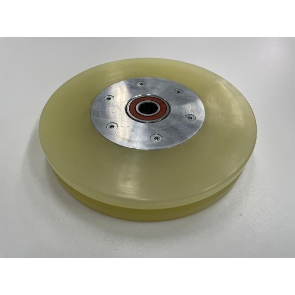 【従来品比約20％軽量！長持ち】プーリー　φ240ウレタン樹脂　互換品　コンセック小型油圧ワイヤーソ...