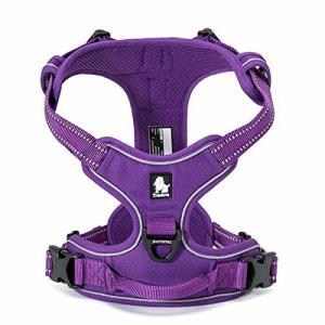 cocomall 犬用ハーネス 犬用胴輪 ドッグ ペット用品 ハーネス 3M反射材料 訓練 ナイロン製 小型犬、中型犬、大型