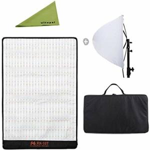 FalconEyes 62W 5600K ビデオライト 折り畳み式 巻き取り可能 撮影用ライト RX-18OB（半球型ソフトボ