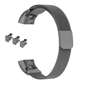 HUAWEI Band 3 Pro/Band 3 / Band 4 Pro用 バンド 交換バンド ステンレス製 金屬ベルト 5色可選 Sooyeeh ミラネーゼループ