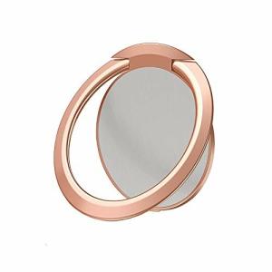 超薄型 リングホルダー バンカーリング 亜鉛合金製 落下防止 360度回転 ホールドリング スマホリング 車載ホ