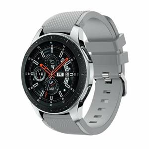 Samsung Galaxy Watch 46mmバンド Comtax 22mm シリコン製 交換用バンド Samsung Galaxy Watch 46mm バンド