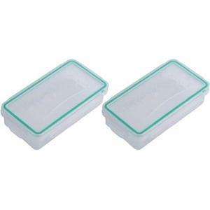 オーディオファン 電池ケース 防水 18650 2本 / CR123A 4本 ハードプラスチック 収納ボックス 2個セット