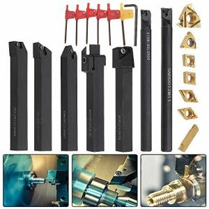 旋盤 バイト 21PCS 12mm 超硬旋盤用ツール 小型 自作旋盤 旋削工具 旋盤工具 切削バイト 精密 耐摩耗性 小型旋盤