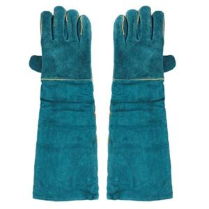 本革 ペットグローブ ロング 手袋 爬虫類