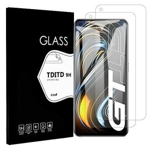 TDITD FOR Realme GT 5g ガラスフィルム 高透過率 薄型 飛散防止処理 3D ラウンドエッジ加工 自動吸着 Realme GT 5g 液晶