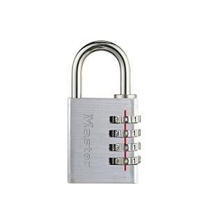 Master Lock  ナンバー可変式南京錠 4桁 640JADSLV 本体幅40mm シャックル径高さ26mm