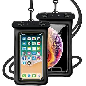防水ケース スマホ用防水ケース 保護密封 防水携帯ケース Deear 防水カバー タッチ可 顔認証可 6.9インチ以下全