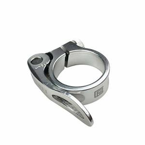 PLATT シートクランプ 28.6/31.8/34.9mm アルミ合金 軽量 自転車 クイックリリース ン シートポストクランプ 取り付