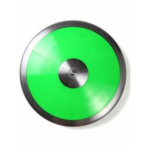 陸上競技 円盤投げ 男子 女子 1kg 1.5kg 1.75kg 2kg 練習用 ナイロン製 (グリーン, 1kg)