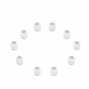 MroMax アルミスリーブ ワイヤーロープアルミスリーブ 継手 ワイヤーロープ径4mm用 10個入り ワイヤロープスリ