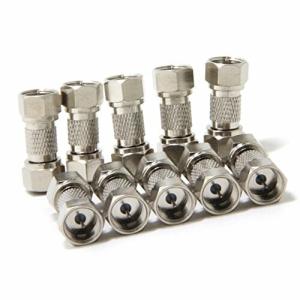 wuernine 10個セット Fオス-Fオス変換延長コネクタアダプタ TVテレビアンテナ線/分波器/分配器/ラインブースター/