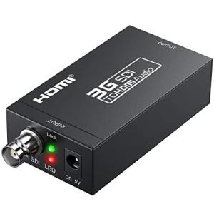 ELEVIEW 3G SDI to HDMI コンバーター 3G-SDI/HD-SDI/SD-SDI to HDMI変換器 sdi hdmi 変換 sdi-hd 変換 1080P ESD保護機能搭載 (SDI to HD
