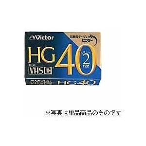 Victor 2TC-40HGD VHS-Cカセット 40HGD HGシリーズ 2本
