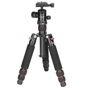 Koolehaoda ミニ三脚アルミニウム合金卓上三脚高さ21-63.5cm デジタル一眼レフカメラビデオカムコーダー用キャ