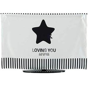 IKENOKOIテレビカバー 防塵カバー 液晶テレビカバー 可愛い 欧米風 55インチ