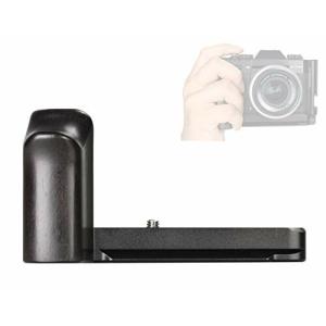 WEPOTO Fujifilm X-T10 X-T20 X-T30用ハンドグリップメタル黒檀木材 WR-XT30