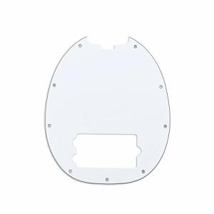 Musiclily 9穴 Musicman Stingray ベース用 ピックガード  3プライホワイト