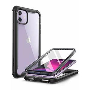 i-BLASON iPhone 11 ケース 6.1インチ 液晶保護フィルム付き 米国軍事規格取得 360°保護 耐衝撃 防塵 クリア Qi充電対